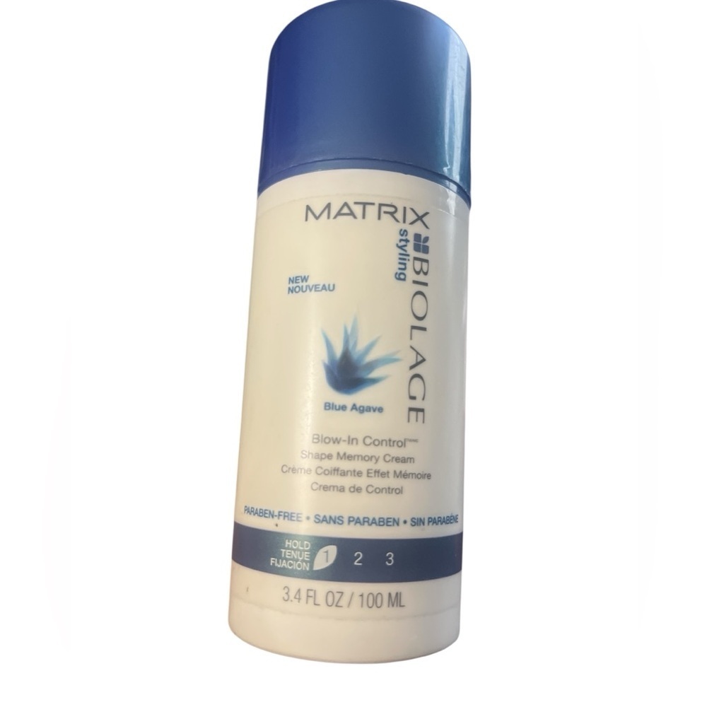 Matrix Biolage Blue Agave Blow in Control Shape memory cream 3.4 oz DISCONTINUED